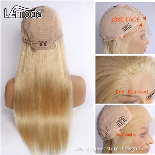 13*6 613 HD human hair Lace Front Wig For Black Women,hd lace wig Brazilian Human Hair wig, 613 Transparent hd Lace Frontal wig